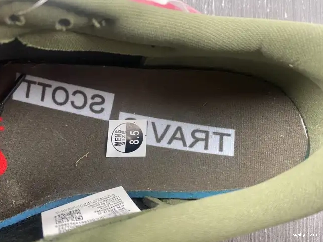 Cheap Husky DM7866-002 'BLACK SP JORDAN 1 SCOTT LOW OG OLIVE' X AIR TRAVIS 0417